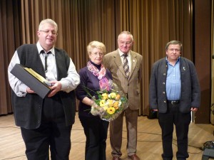 v.l. Joachim und Gudrun Bay, Dieter Jäger, Gerhard Müller